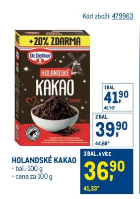 Holandské kakao