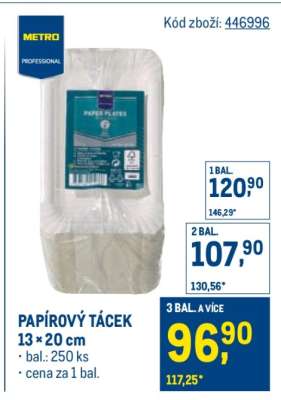 PAPÍROVÝ TÁCEK*