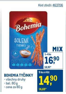 Bohemia Tyčinky