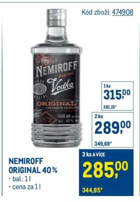 NEMIROFF ORIGINAL 40 %