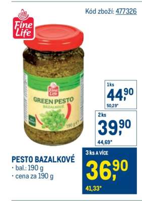 PESTO BAZALKOVÉ