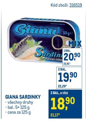Giana Sardinky