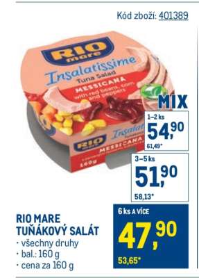 RIO MARE Tuňákový salát