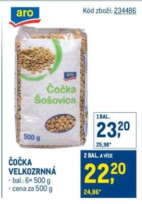 Čočka velkozrnná