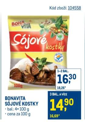 Bonavita Sójové kostky