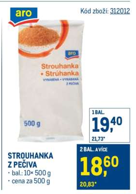Strouhanka z pečiva