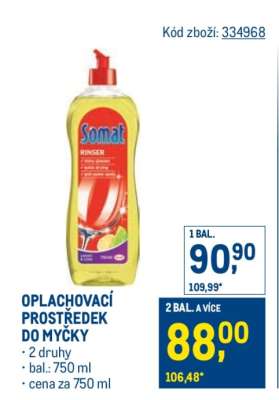 OPLACHOVACÍ PROSTŘEDEK DO MYČKY •