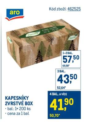 KAPESNÍKY 2VRSTVÉ BOX