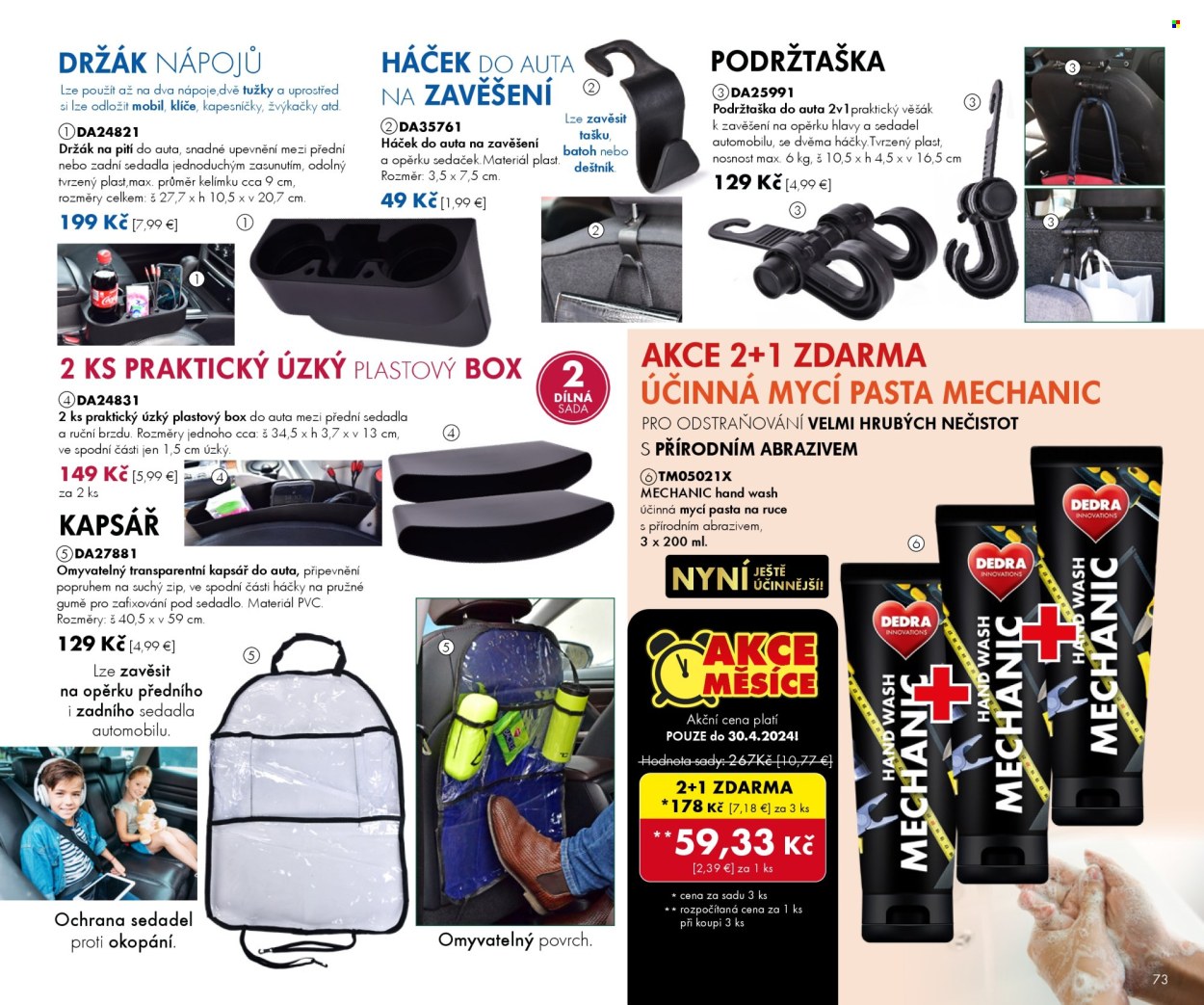 Leták Dedra - 21. 3. 2025 - 20. 6. 2025. 
