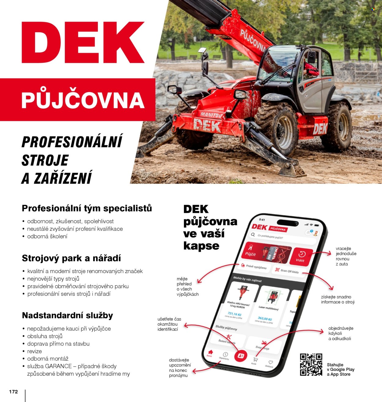 Leták DEK. 