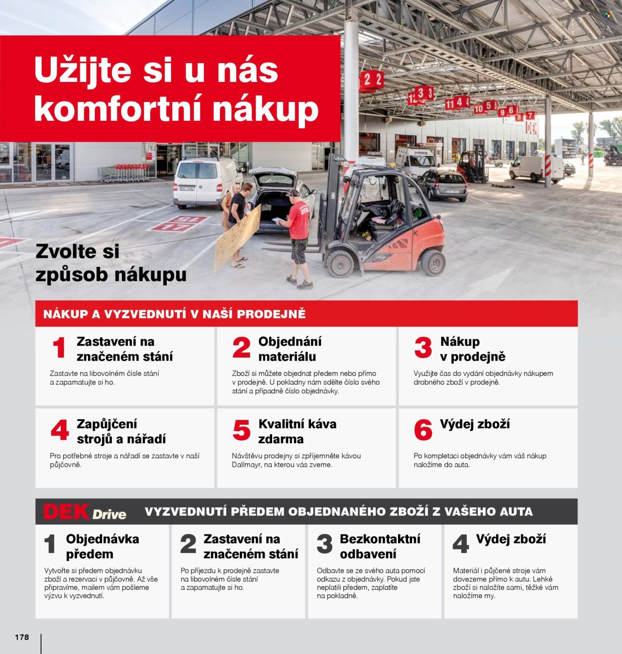 Leták DEK. 