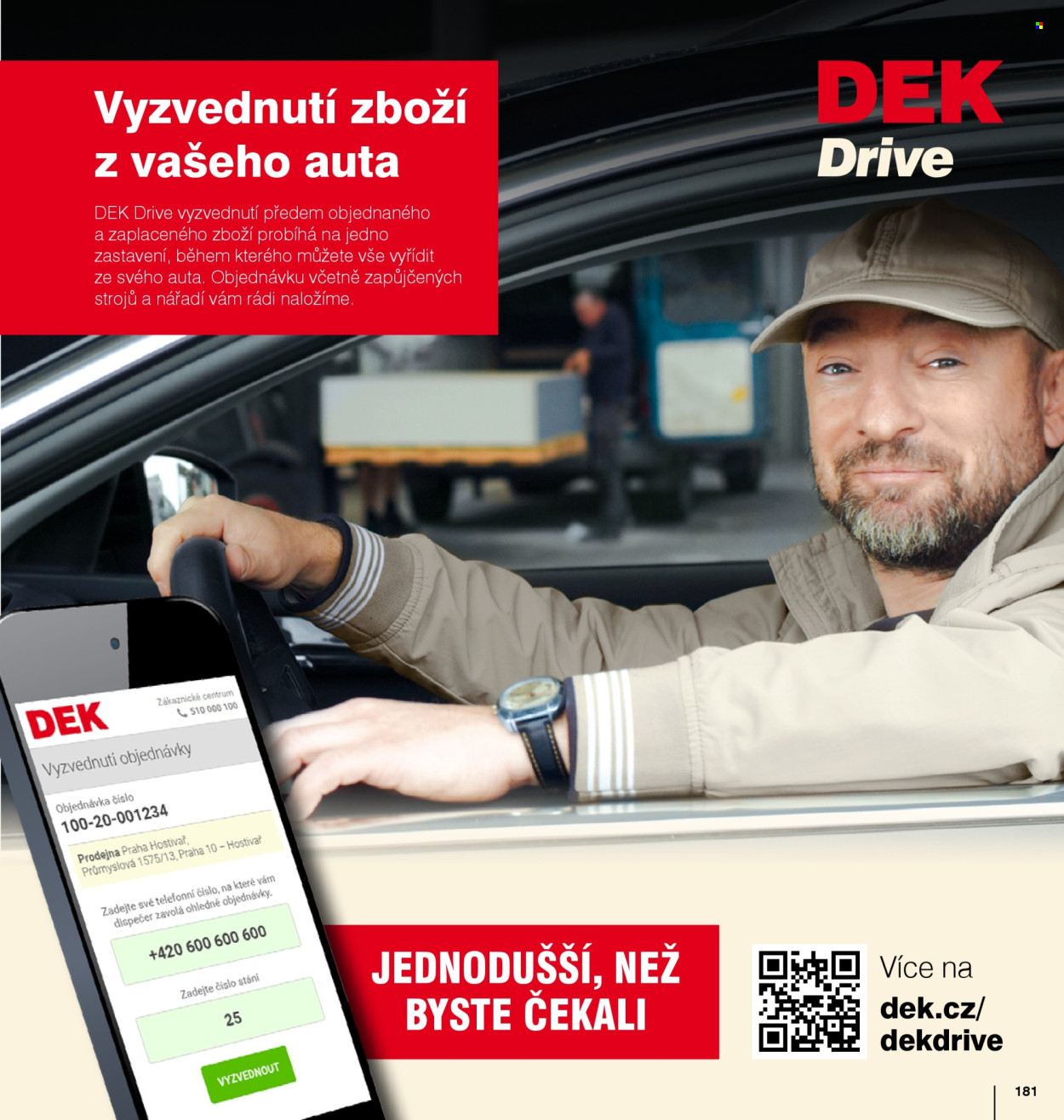 Leták DEK. 