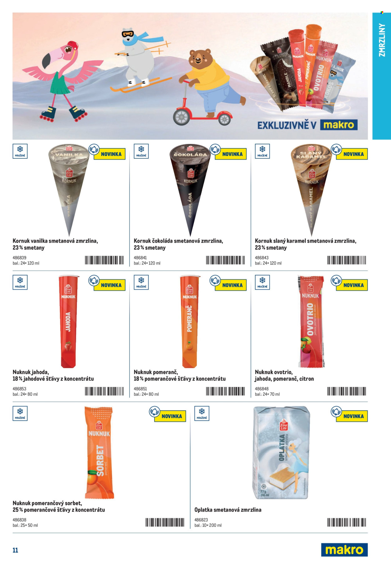 Leták MAKRO. 