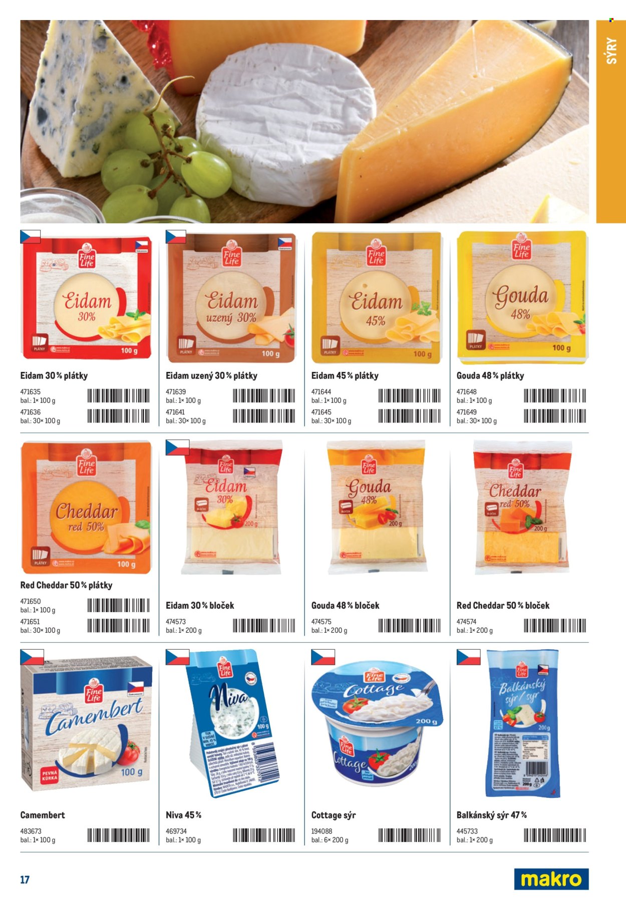 Leták MAKRO. 
