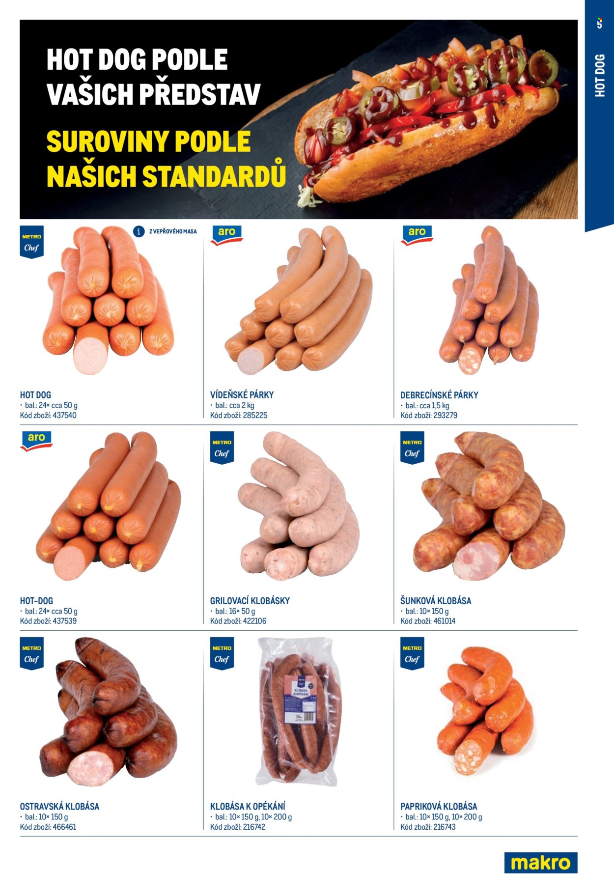 Leták MAKRO. 