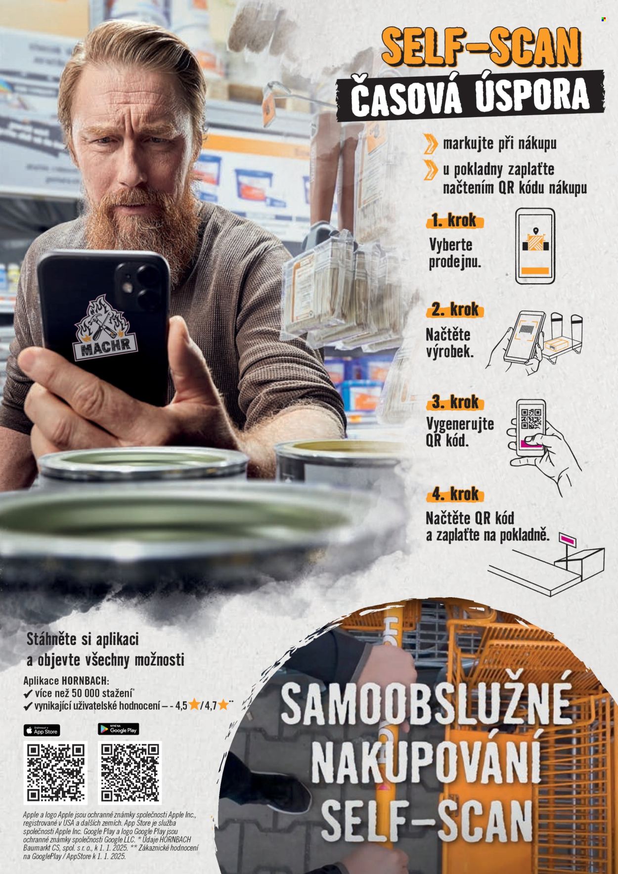 Leták HORNBACH. 