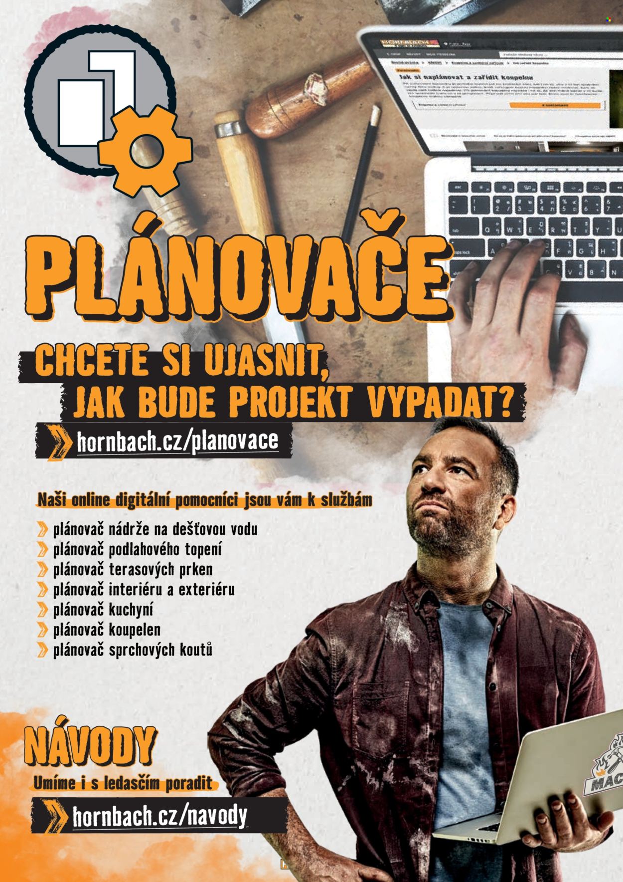 Leták HORNBACH. 