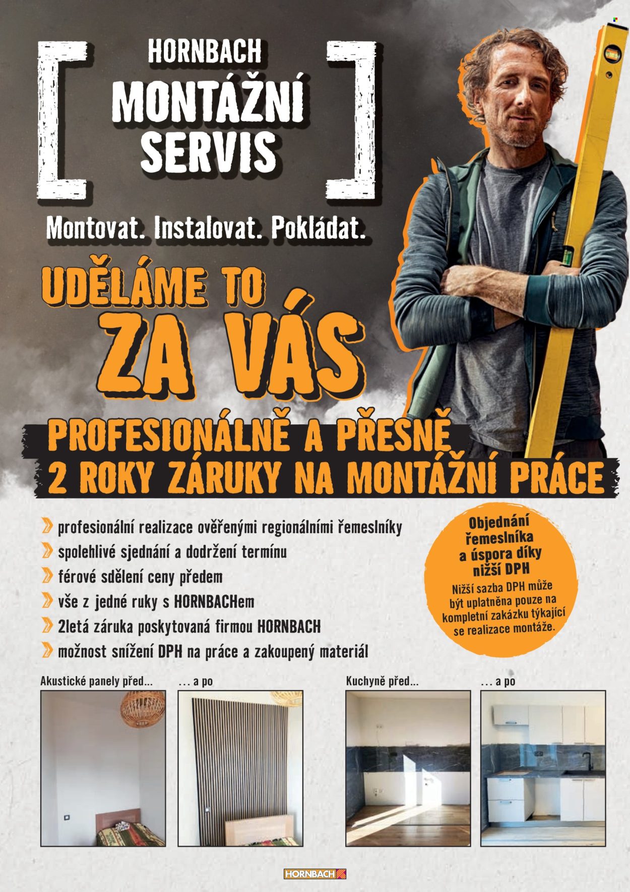 Leták HORNBACH. 