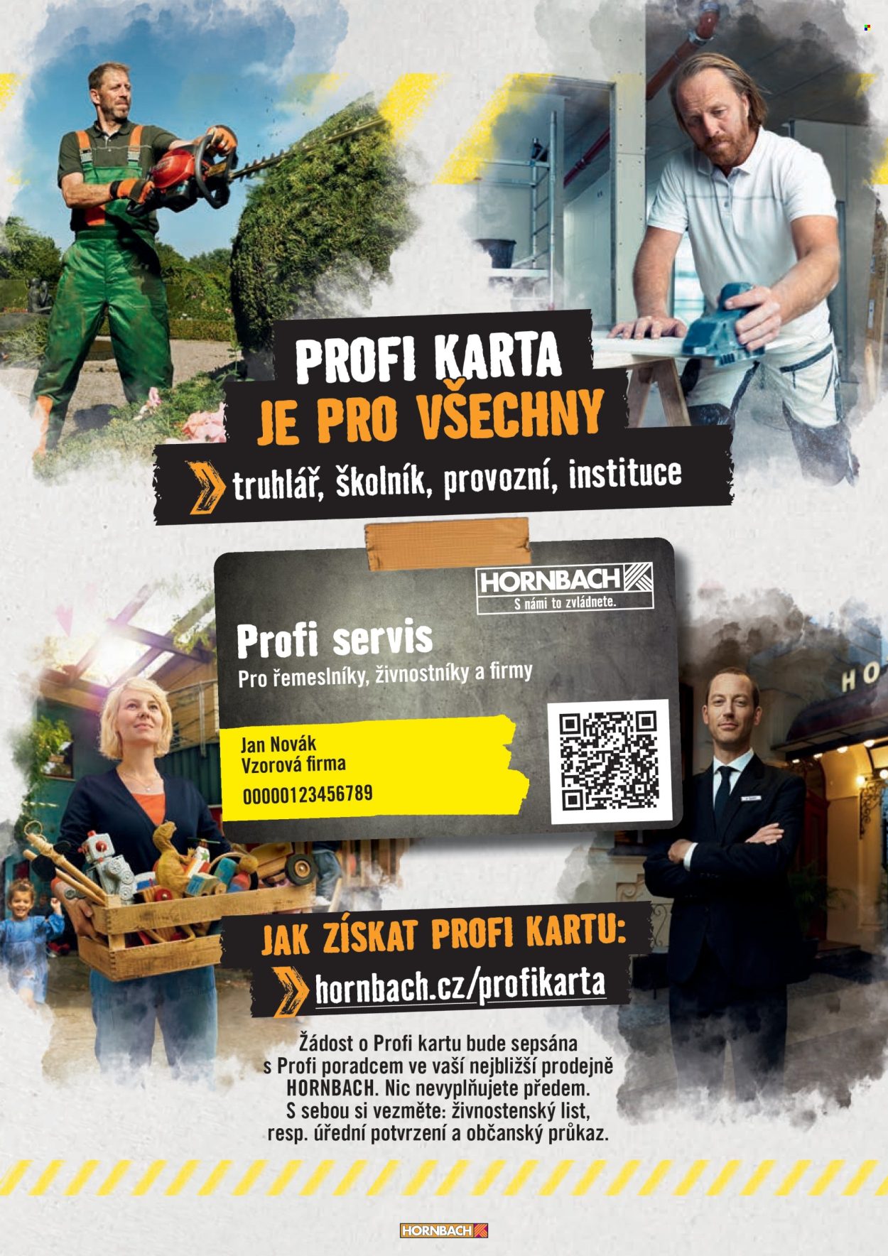 Leták HORNBACH. 