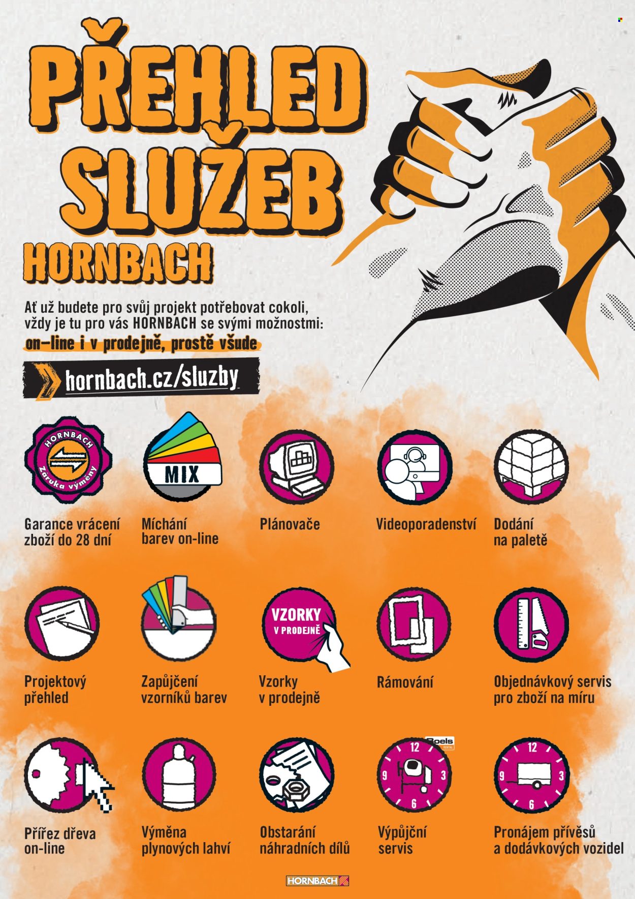 Leták HORNBACH. 