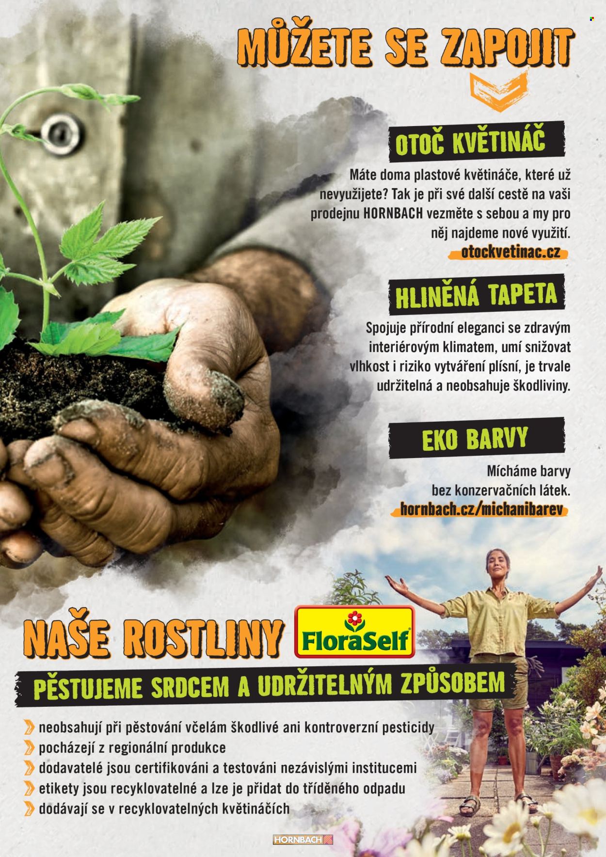 Leták HORNBACH. 