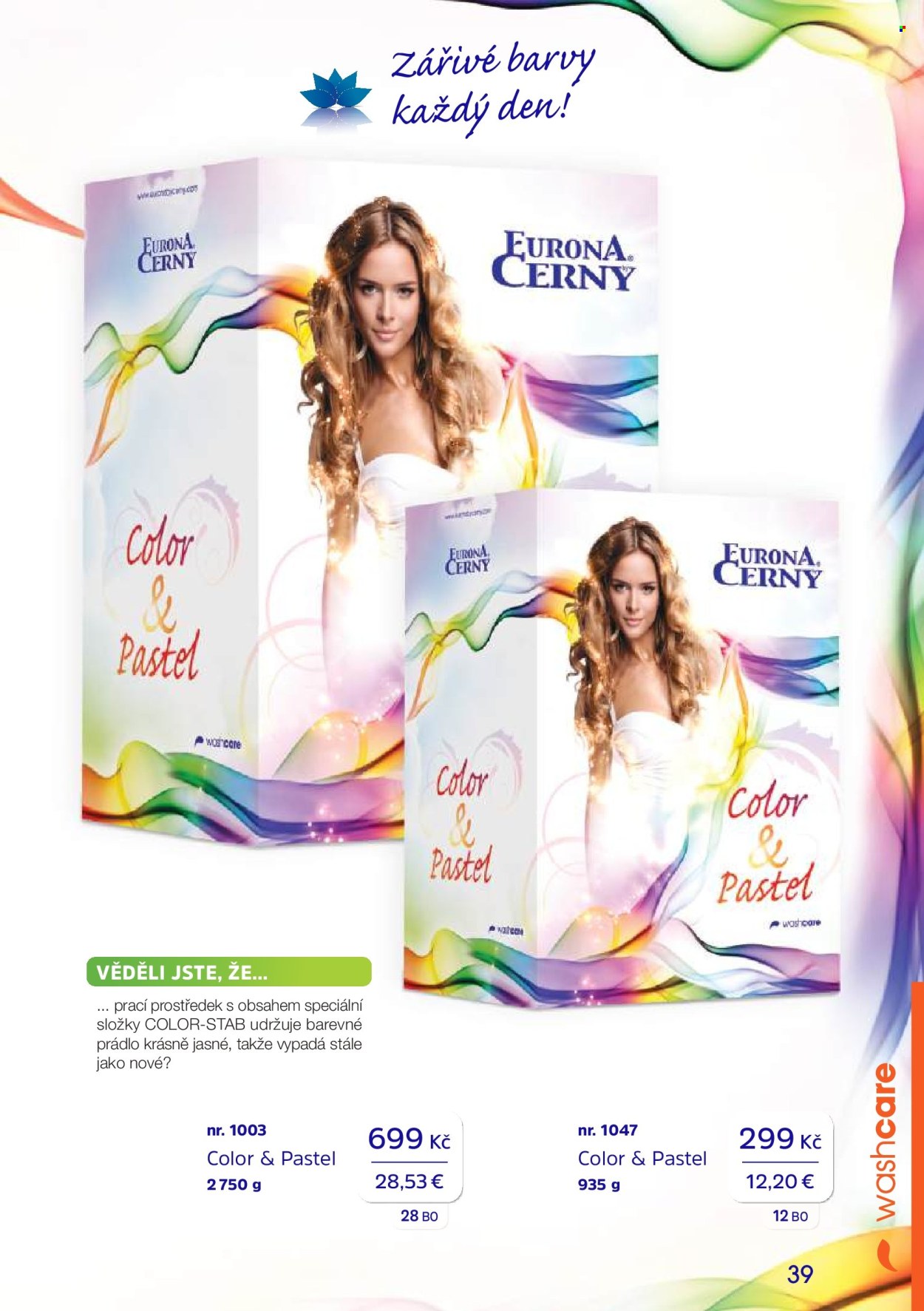 Leták EURONA by CERNY. 