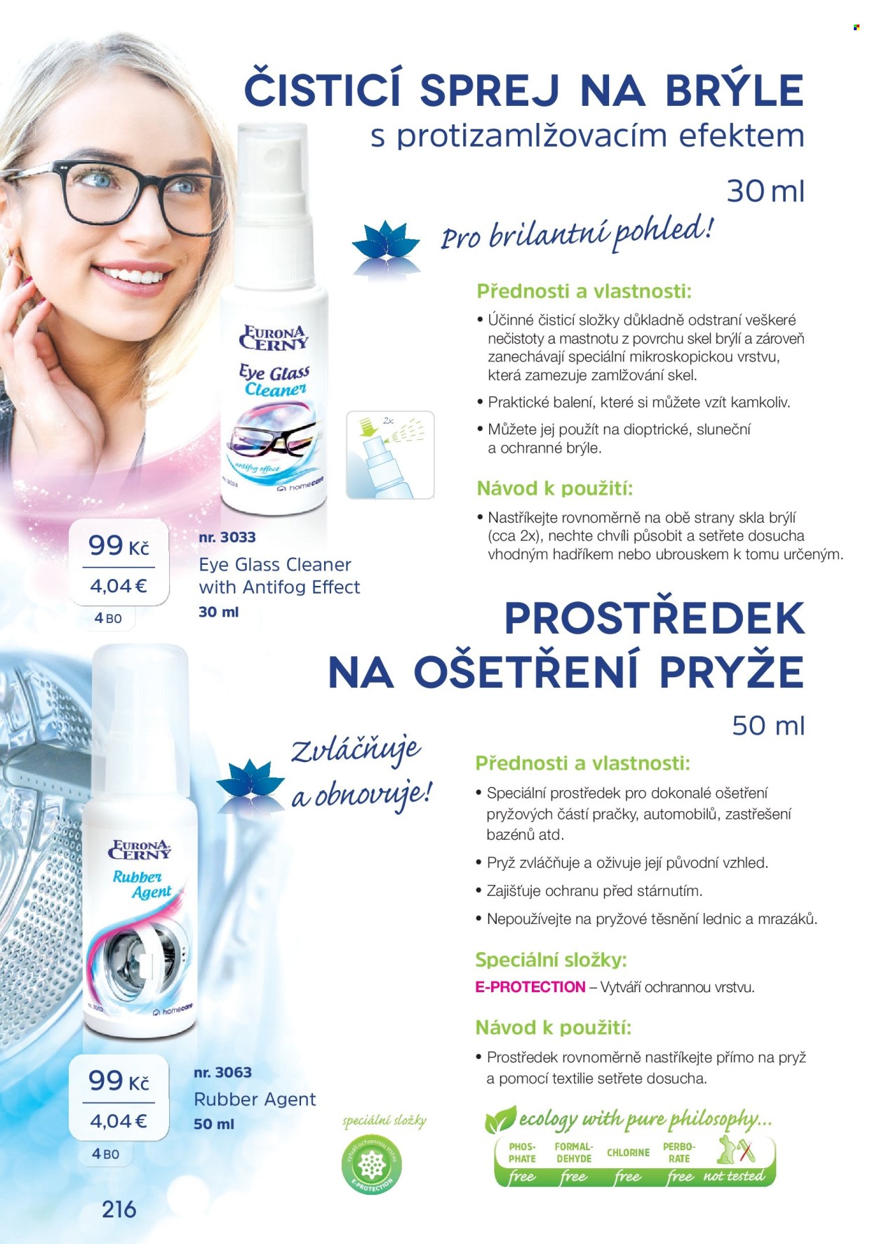 Leták EURONA by CERNY. 