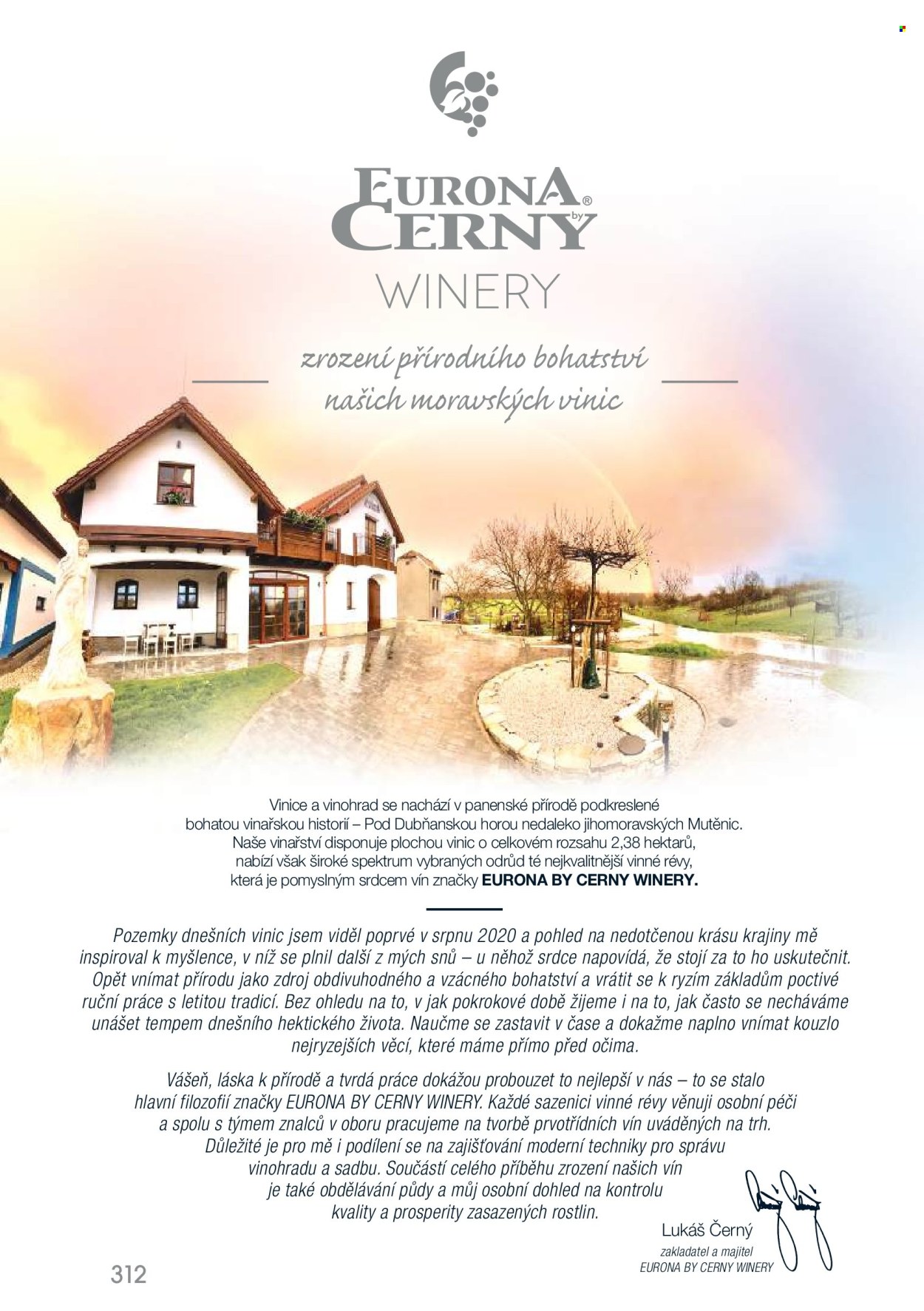 Leták EURONA by CERNY. 