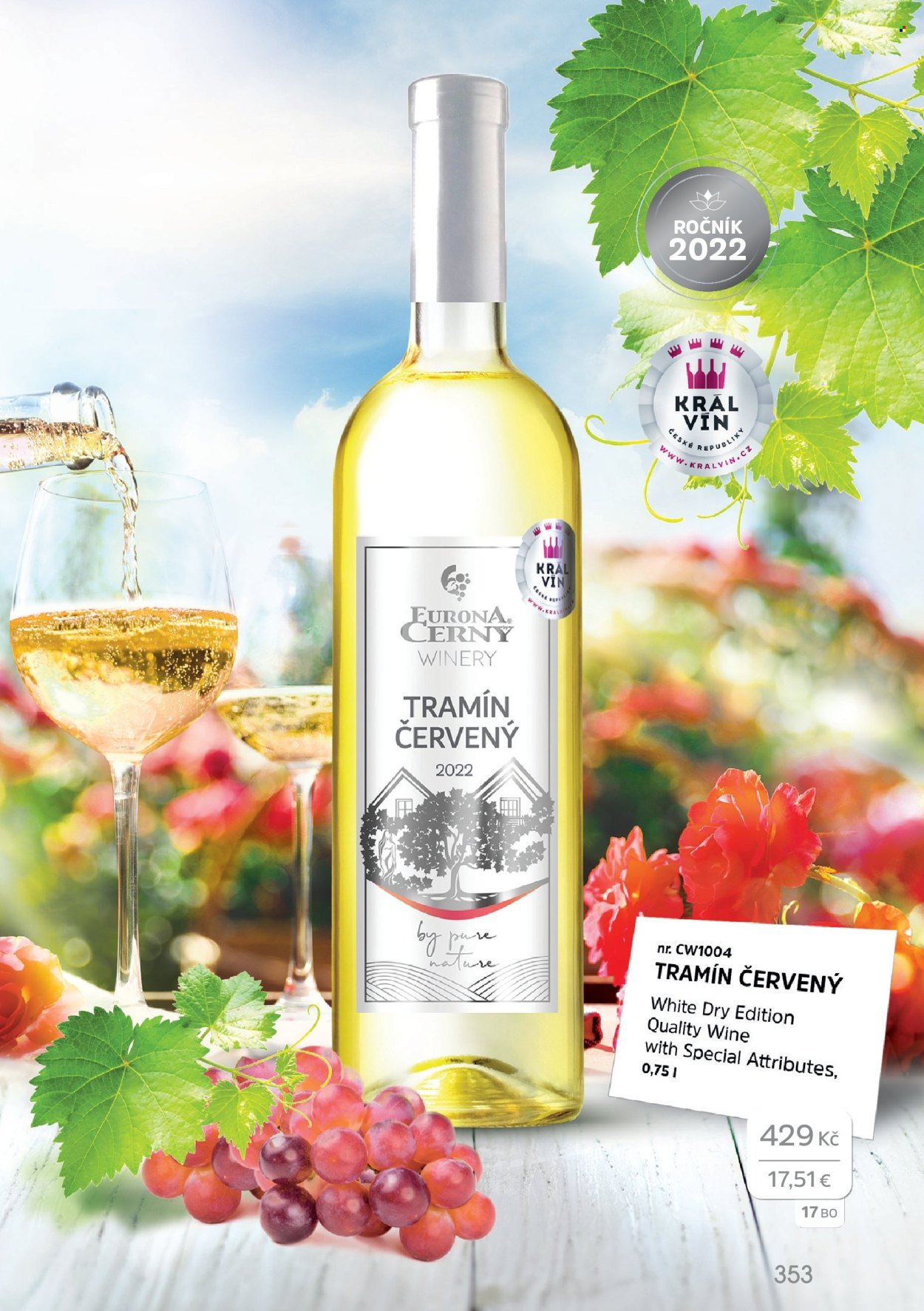 Leták EURONA by CERNY. 
