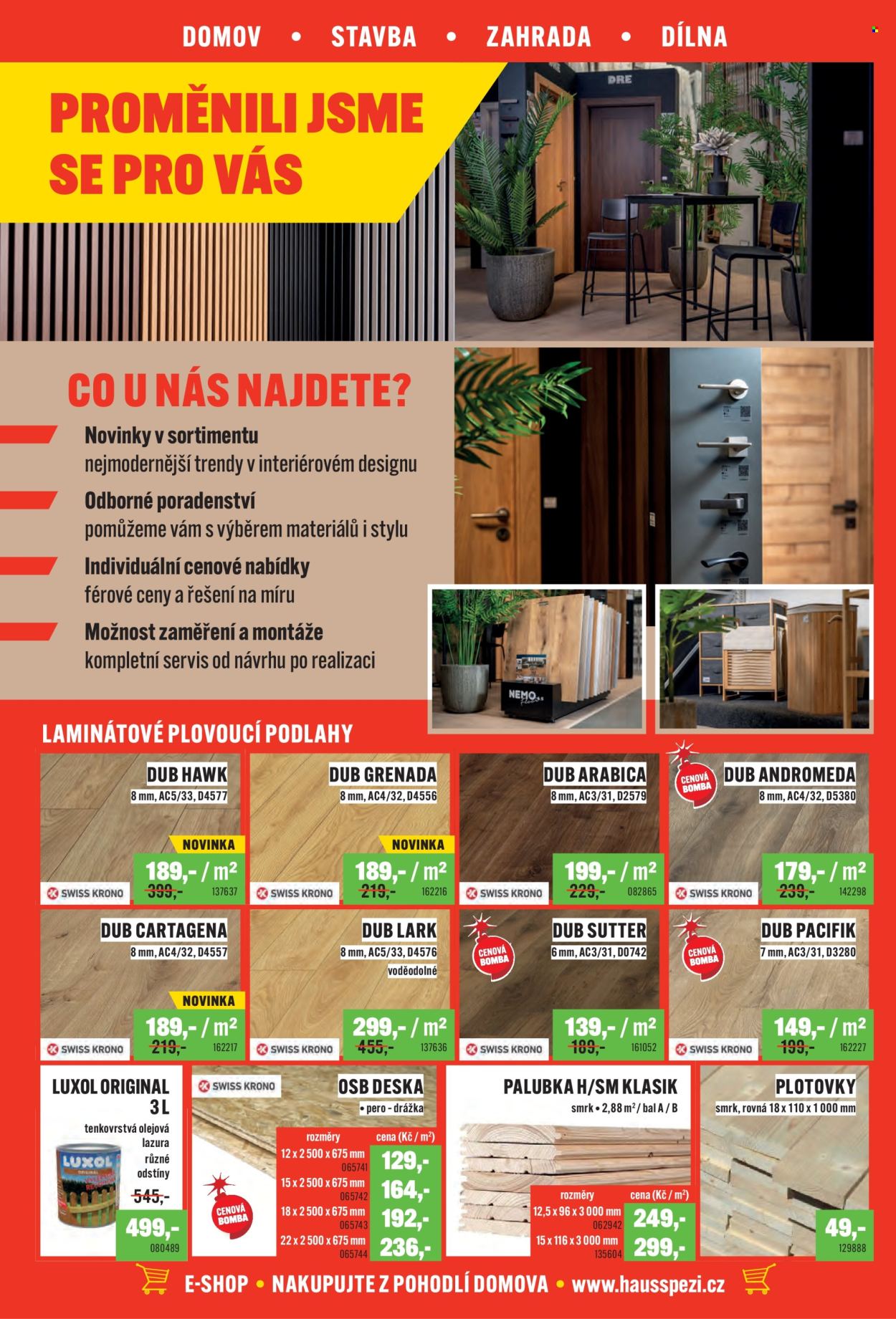 Leták Haus Spezi - 16. 4. 2025 - 15. 5. 2025. 