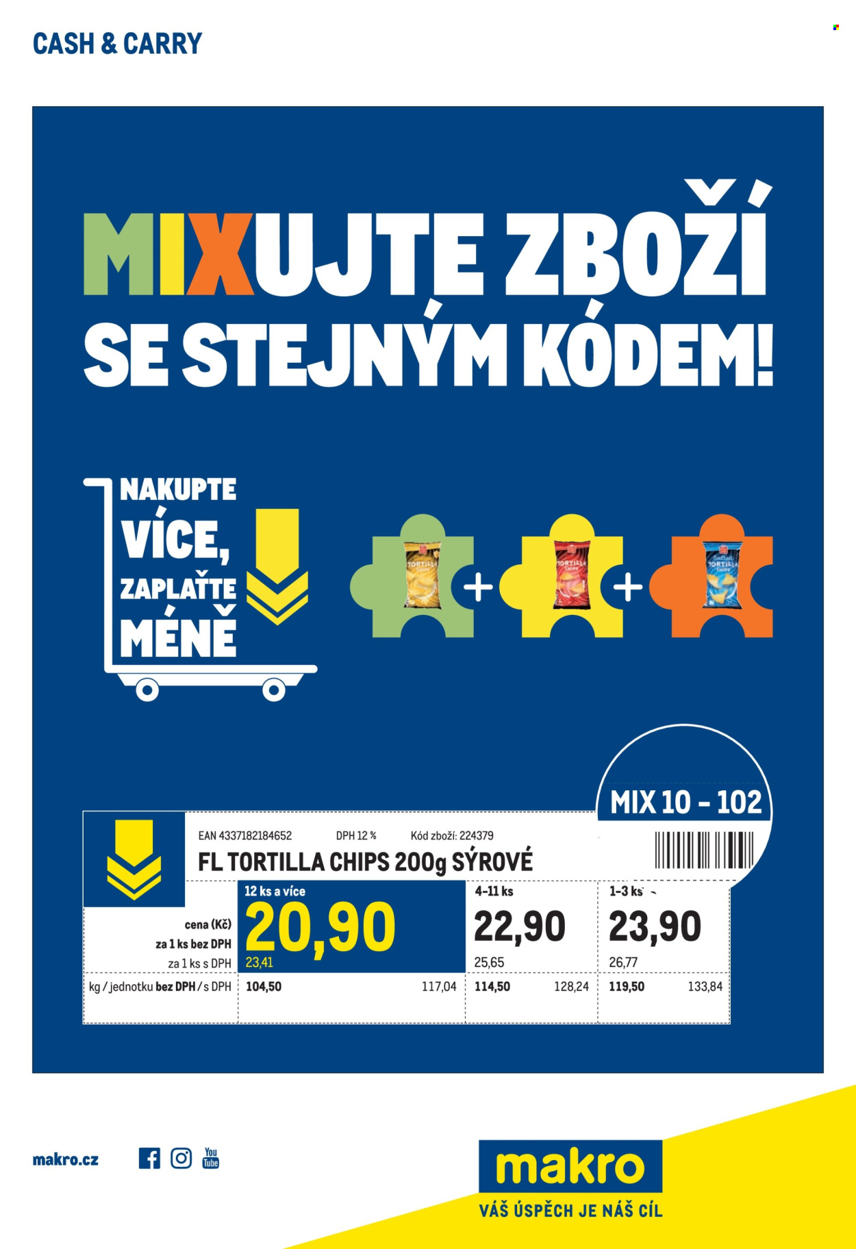 Leták MAKRO. 
