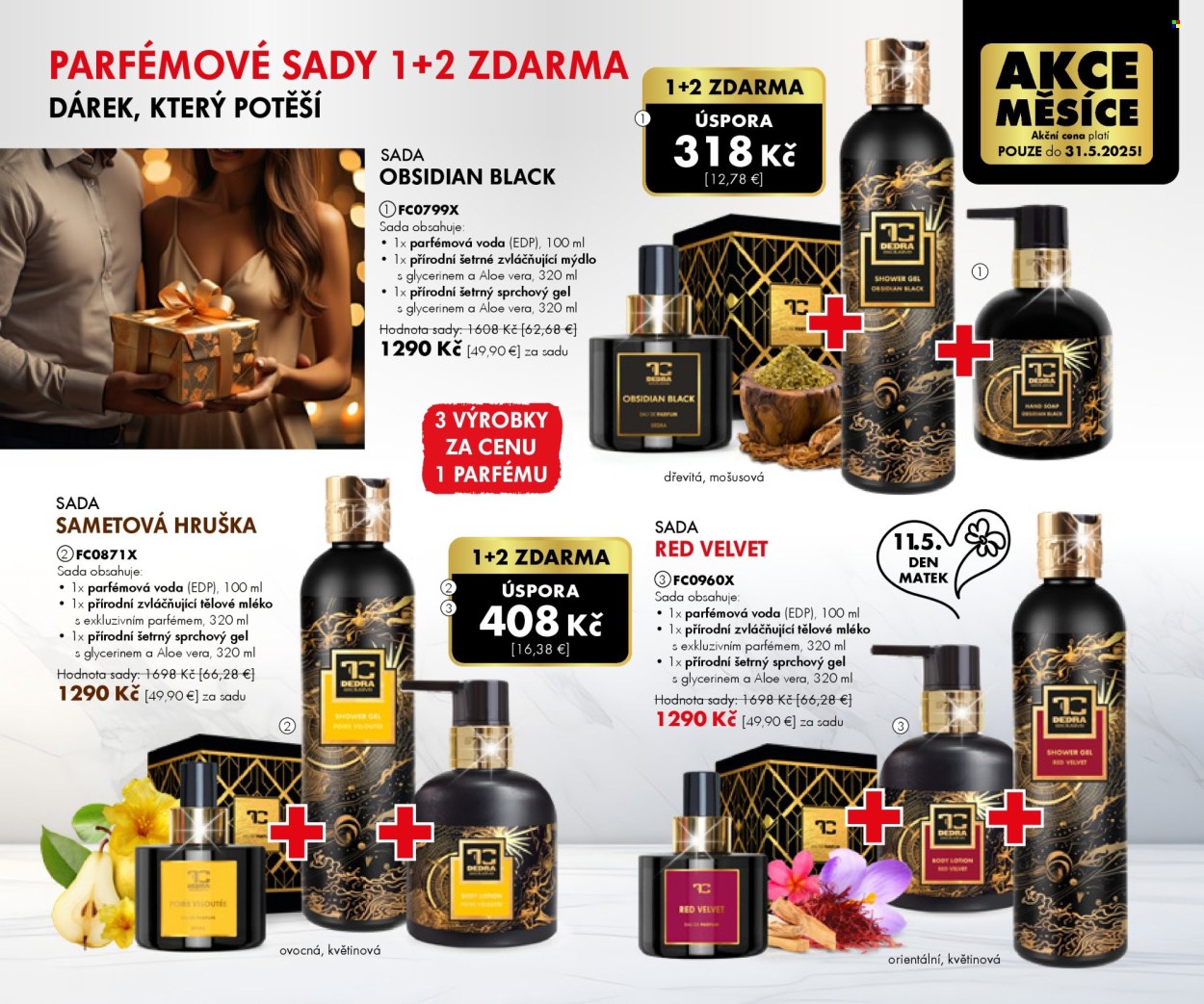 Leták Dedra - 17. 4. 2025 - 25. 7. 2025. 