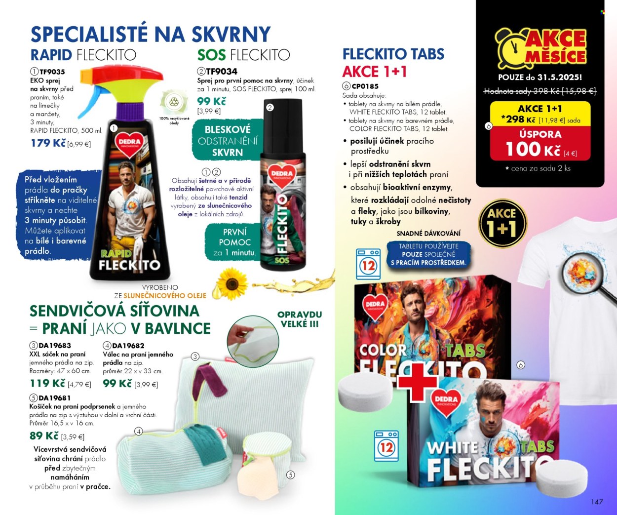 Leták Dedra - 17. 4. 2025 - 25. 7. 2025. 