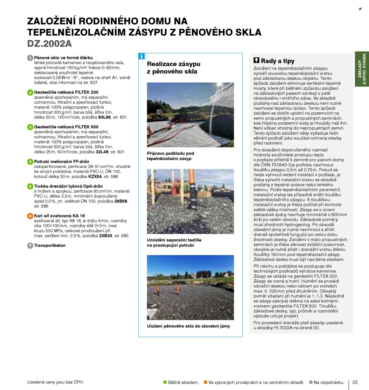 Leták DEK. 