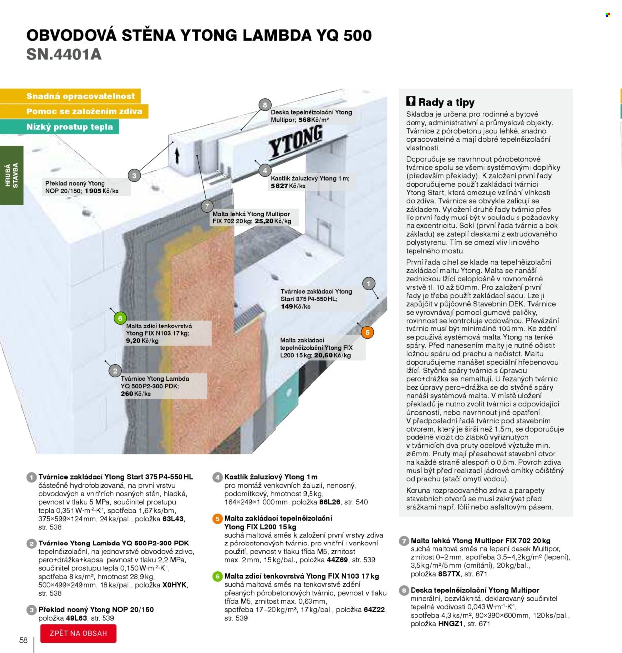 Leták DEK. 