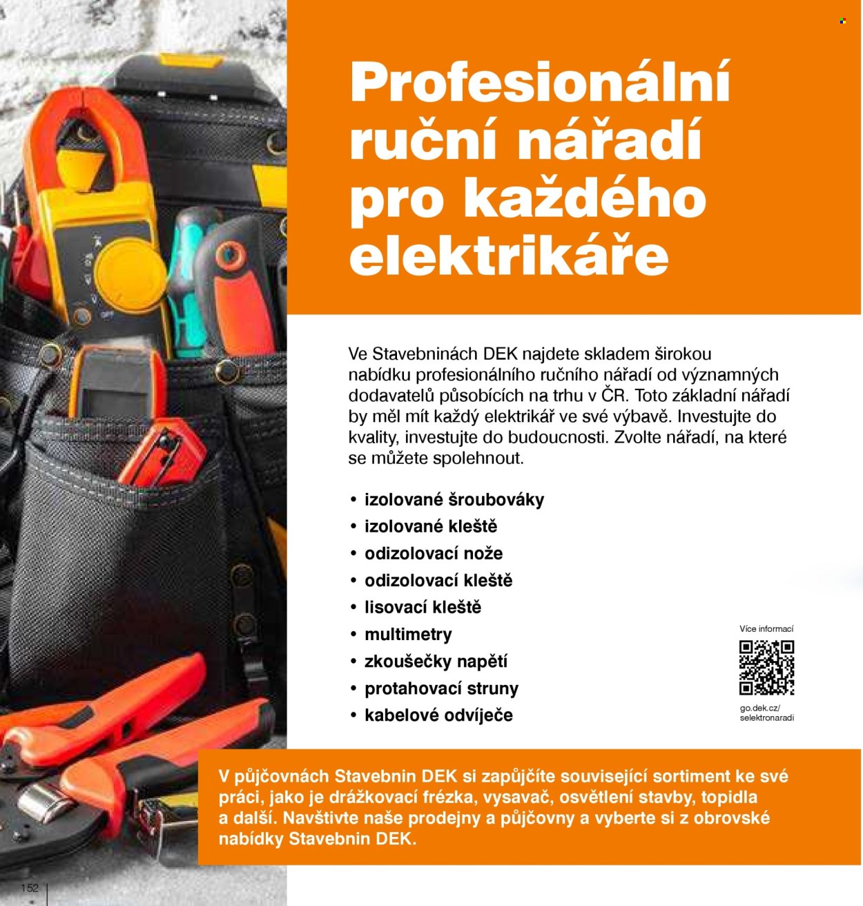 Leták DEK. 