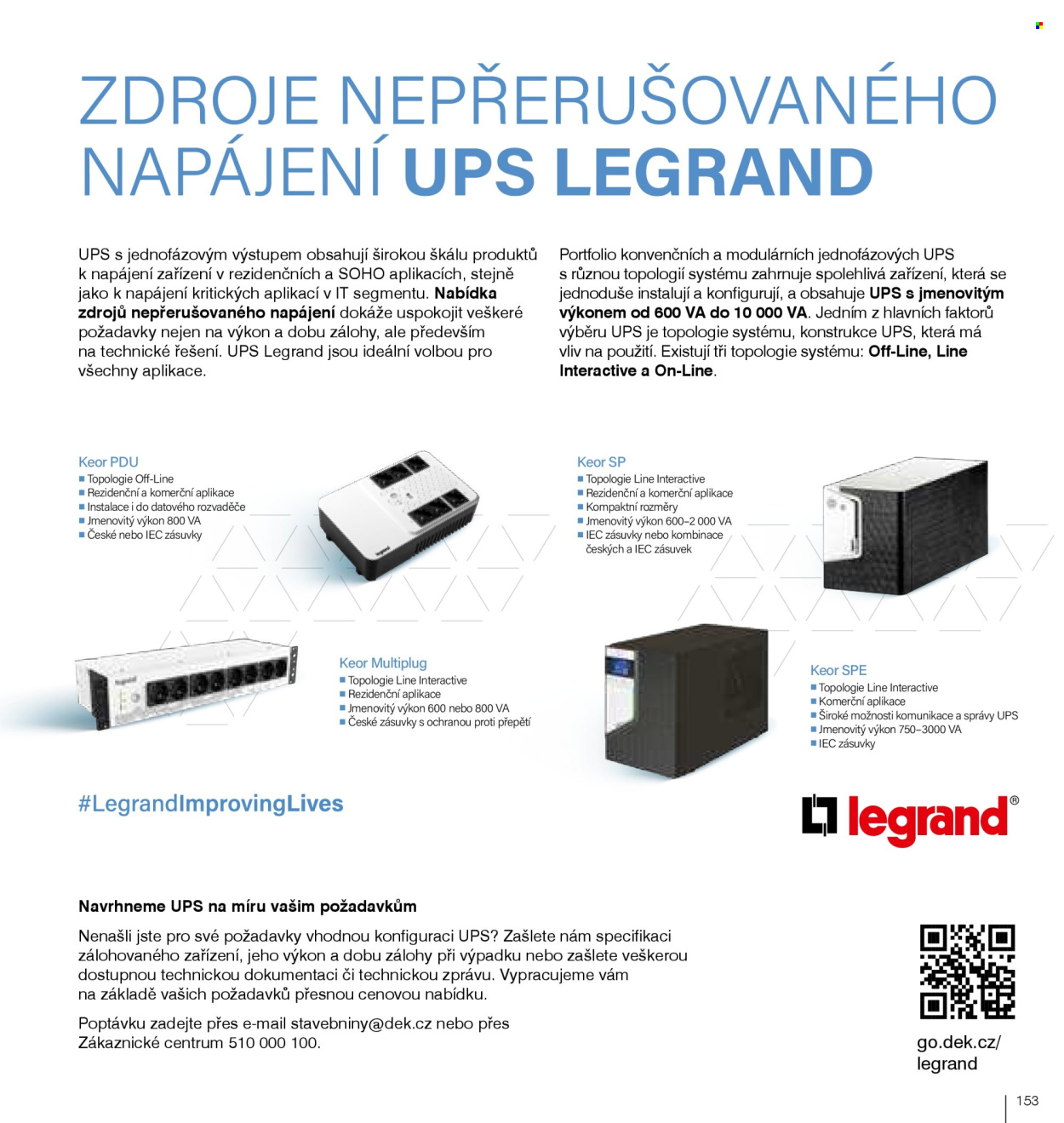 Leták DEK. 