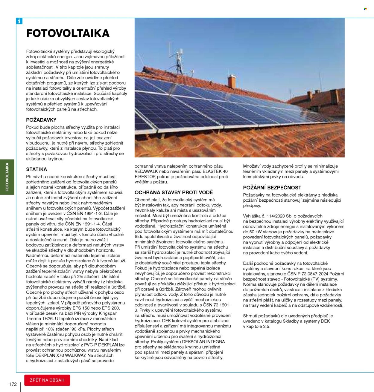 Leták DEK. 