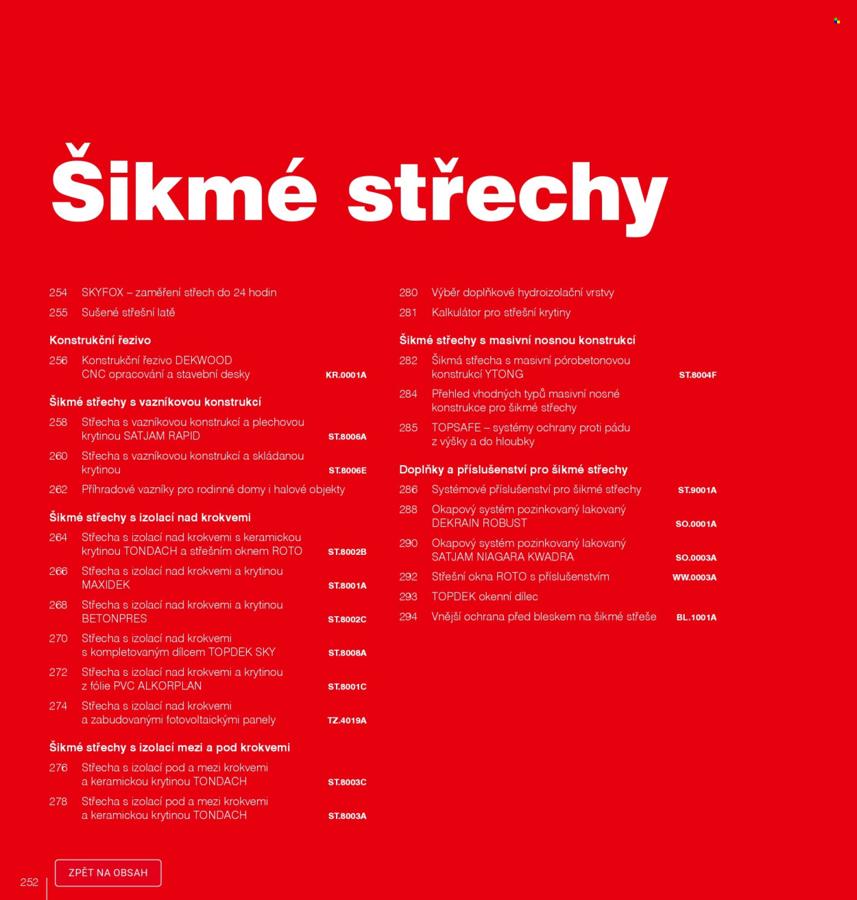 Leták DEK. 