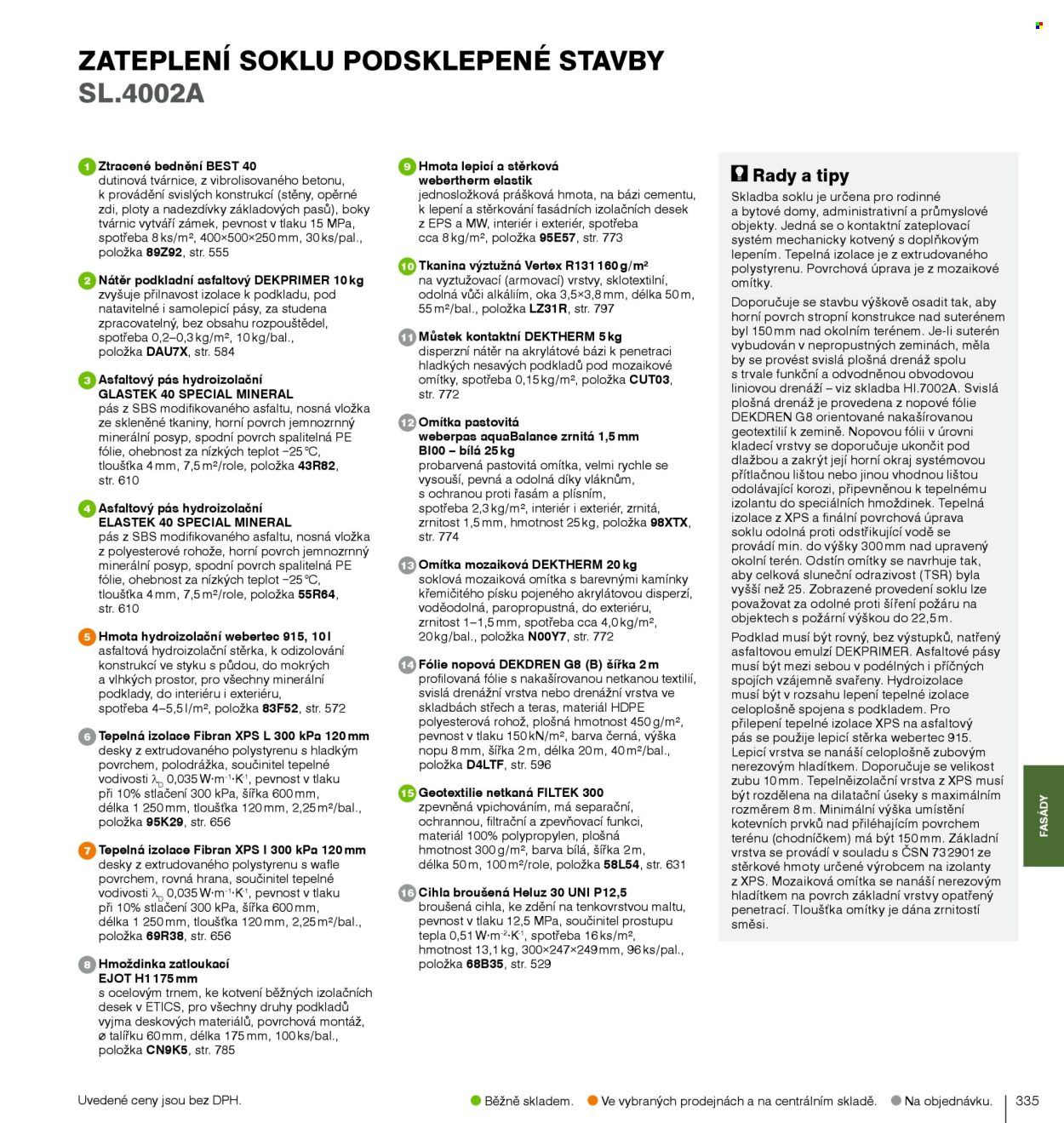 Leták DEK. 