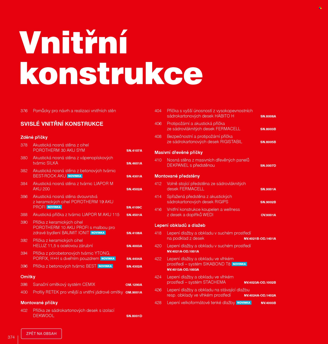 Leták DEK. 