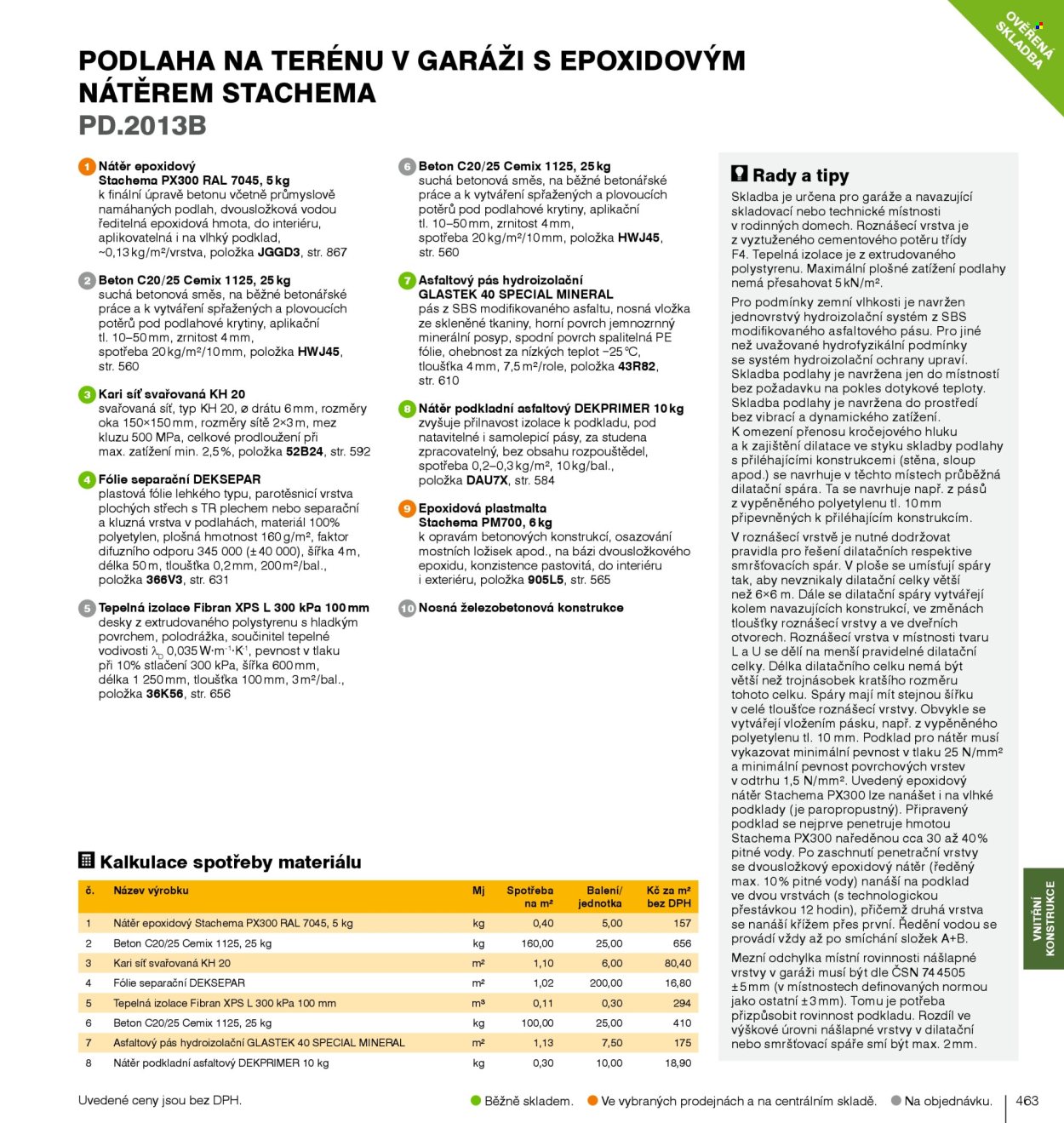 Leták DEK. 