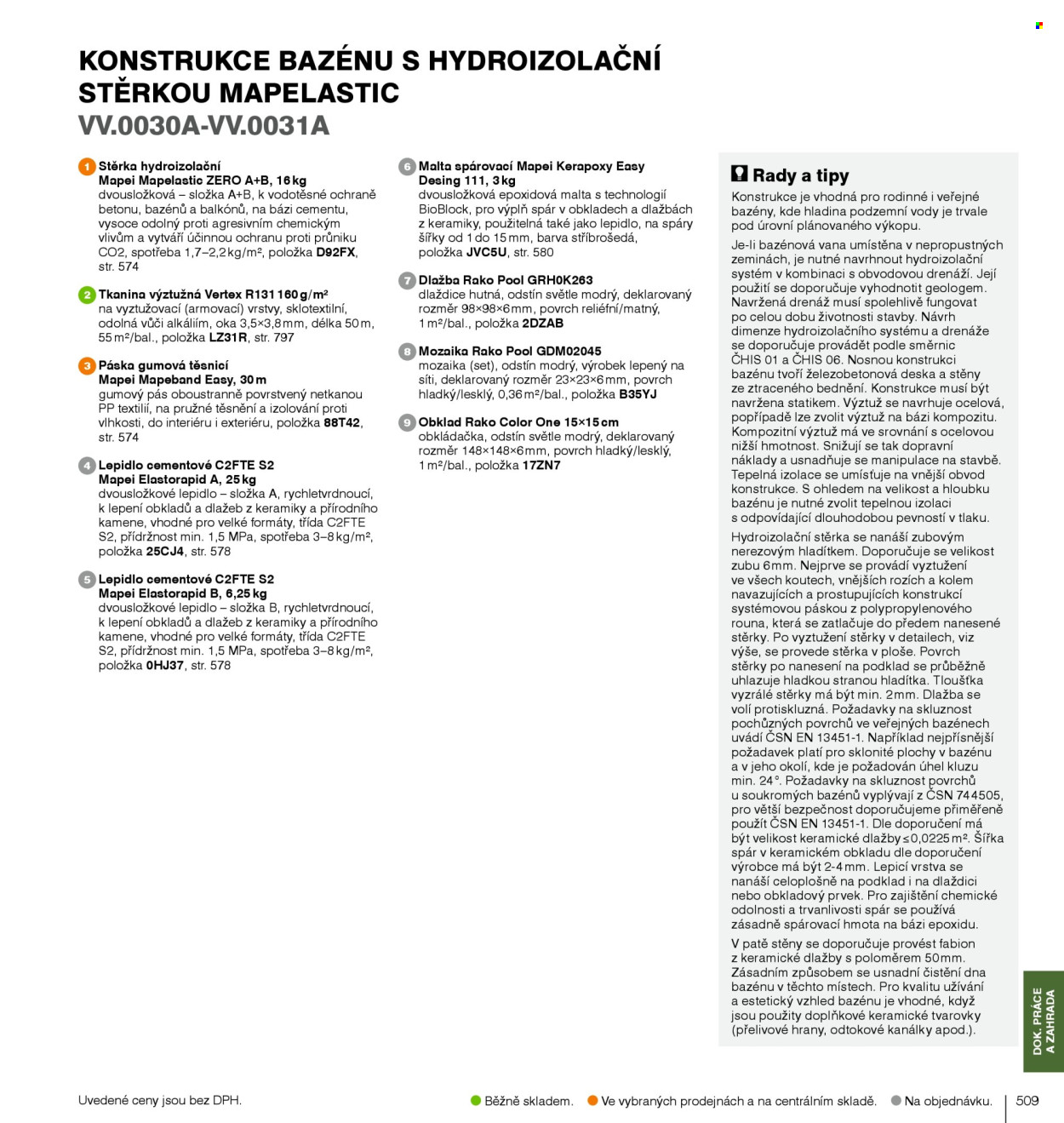 Leták DEK. 
