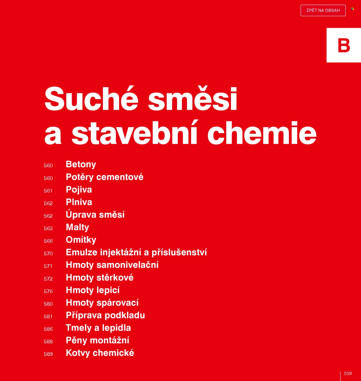 Leták DEK. 