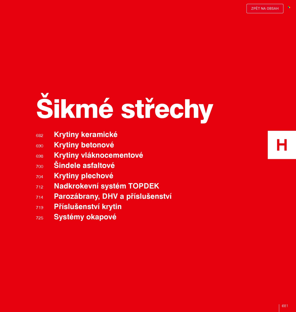 Leták DEK. 