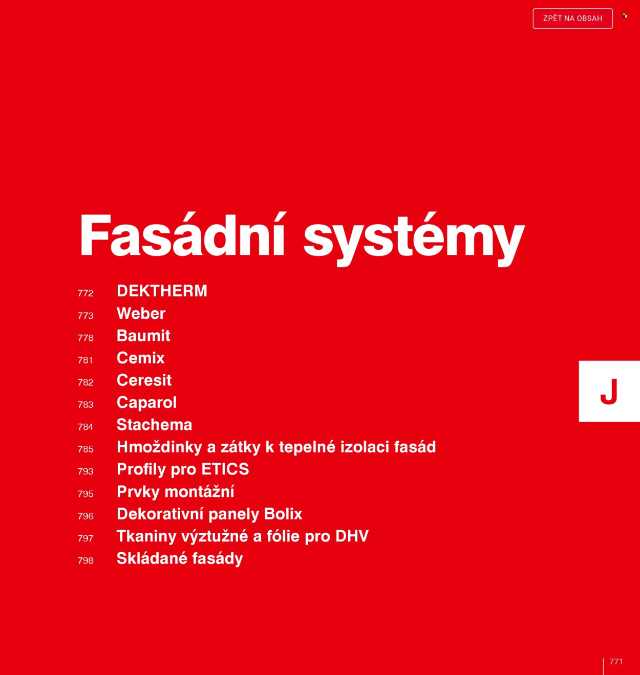 Leták DEK. 