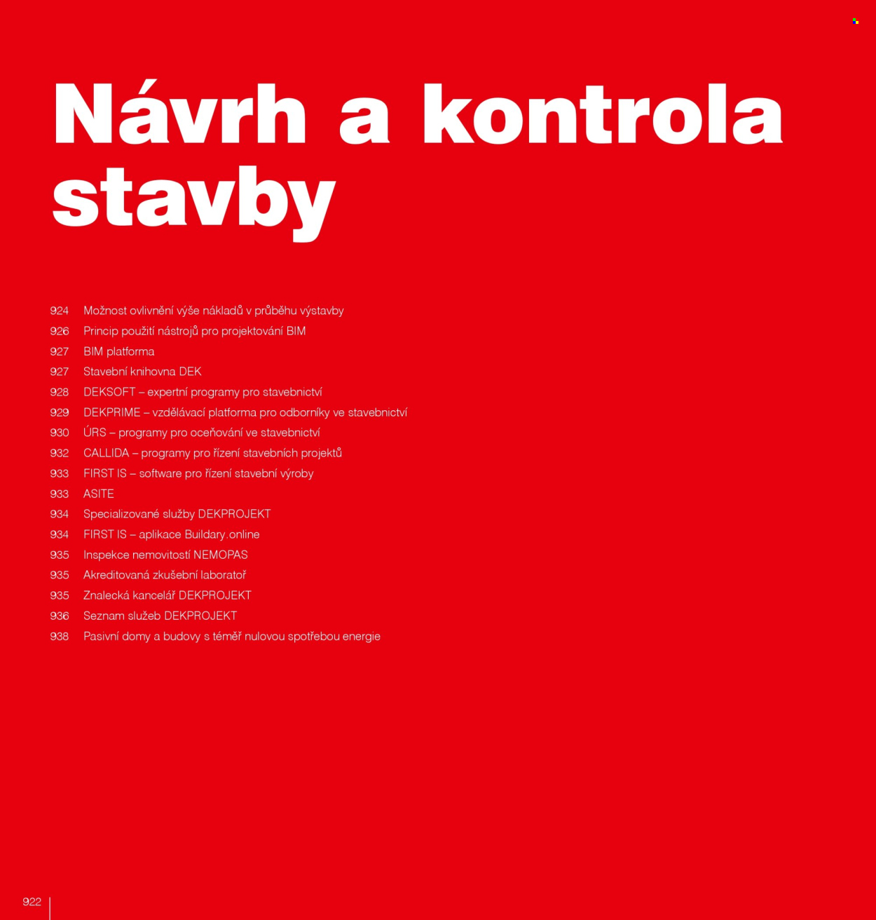 Leták DEK. 