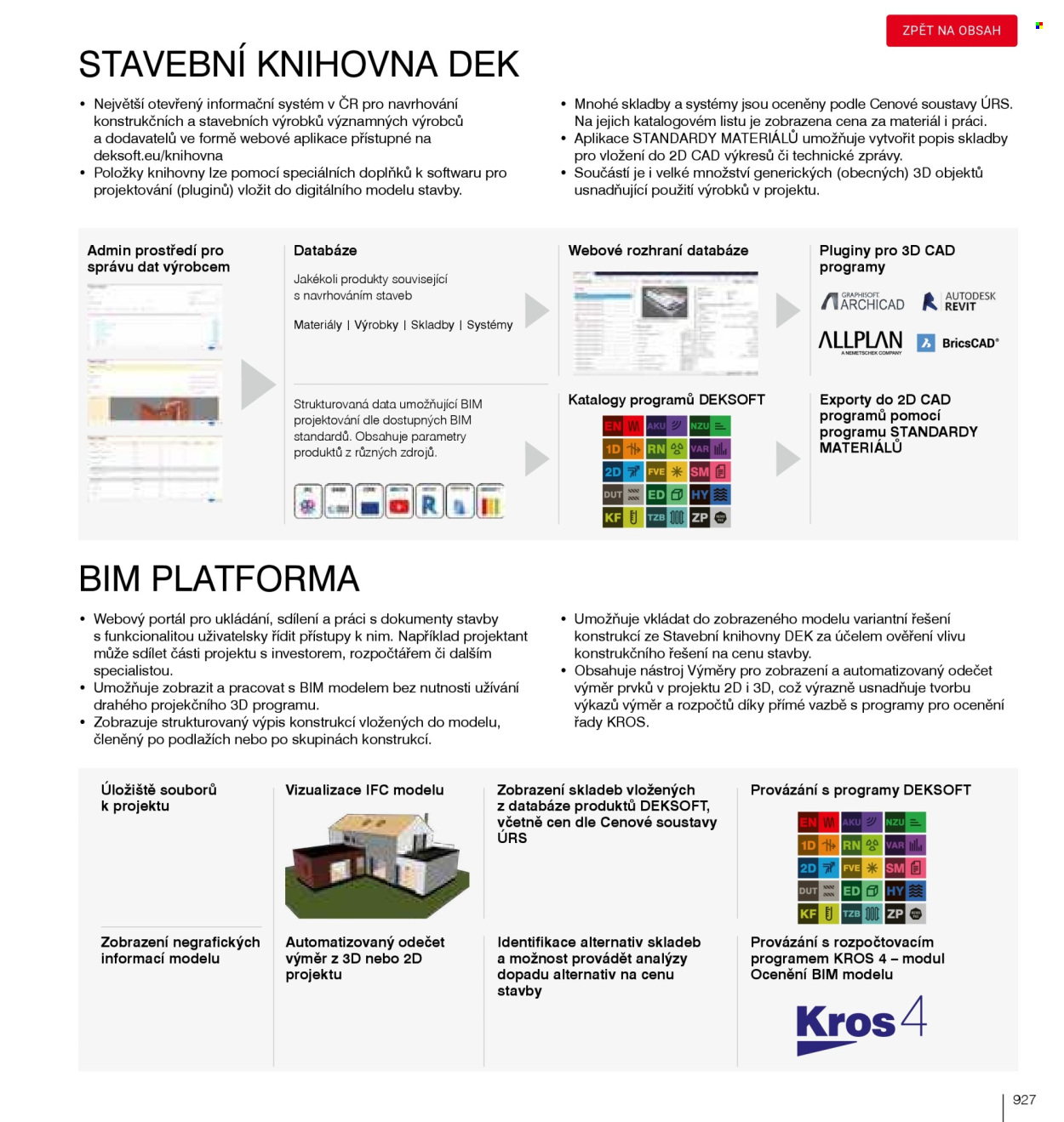Leták DEK. 