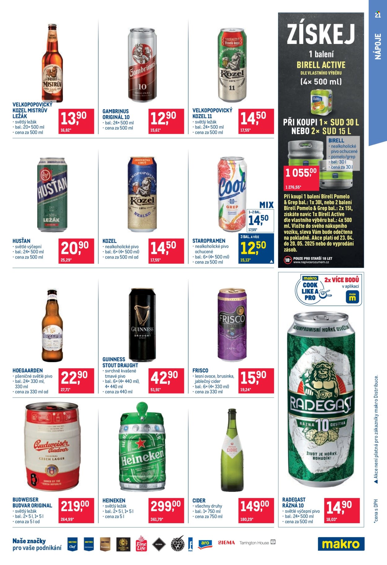 Leták MAKRO - 23. 4. 2025 - 6. 5. 2025. 