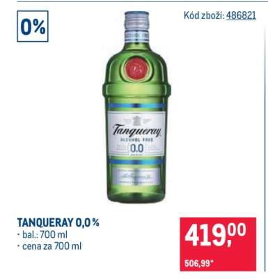 TANQUERAY 0,0 %